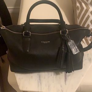 Coach leather hand bag